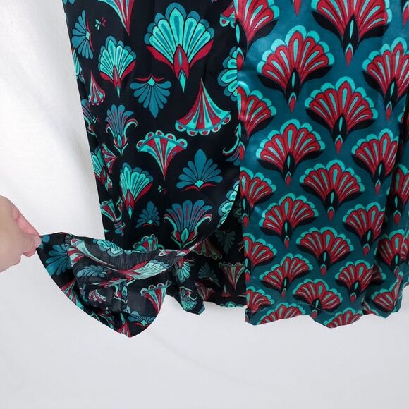 Printfresh Dulce Dress Womens One-Size Plus Kaftan Cocktail Party Maxi Belted - Picture 4 of 12